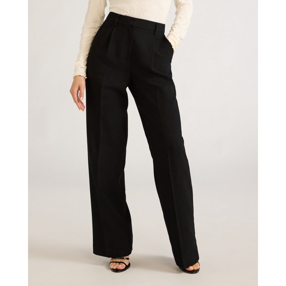 Sofia Jeans Womens Relaxed Fit High Rise Pants 32" Inseam Black Soot Size 4